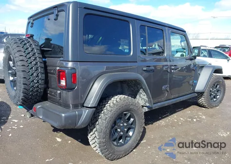 2024 Jeep Wrangler 4Xe Willys 4Xe from USA, damaged, VIN 1C4RJXN61RW322456